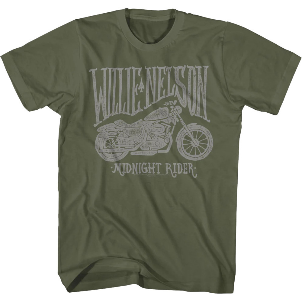 Midnight Rider Willie Nelson Tshirt